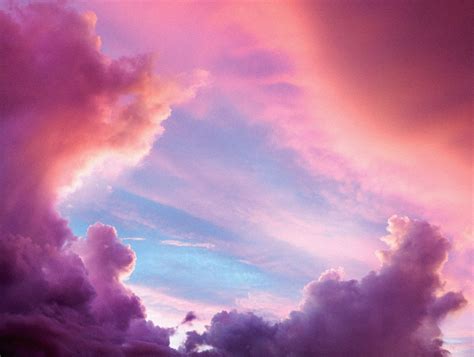 Purple Clouds Pink Clouds Sky Background Material, Hd, Poster, Pink ...