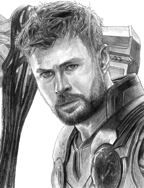 Thor (Avengers - Endgame) by SoulStryder210 | Marvel art drawings ...