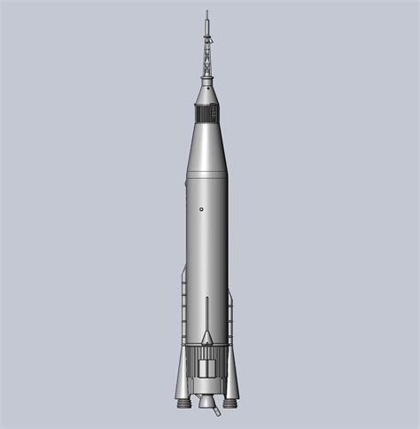 Mercury Atlas LV-3B Printable Rocket Model 3D model 3D printable | CGTrader