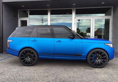 Chrome Blue Rover | Suv range rover, Luxury cars, Range rover sport