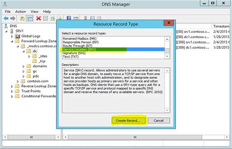 Service Location (SRV) Locator Resources Records - Technical Blog ...
