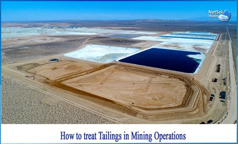 How to treat tailings in mining operations - Netsol Water