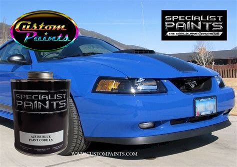 Ford - Azure Blue - Paint Code: L5 - Urethane Based Automotive, Mustang ...