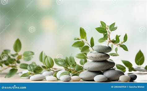 Tranquil Reflections: Mindfulness Wellness Background Stock Photo ...