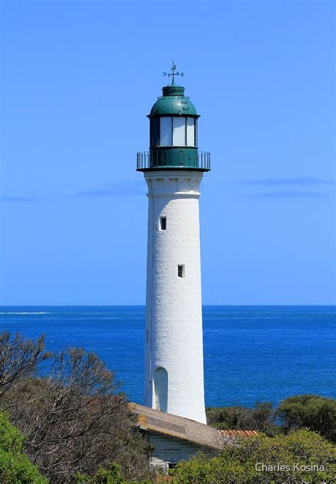 "White lighthouse at Queenscliff" by Charles Kosina | Redbubble