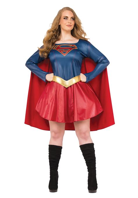 Plus Size Women's Supergirl TV Costume | Superhero Costumes