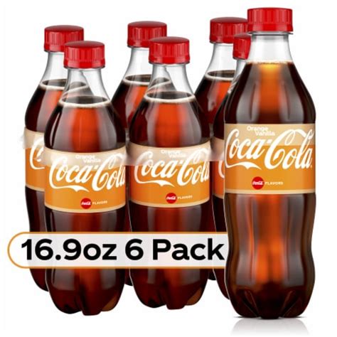 Coca-Cola Orange Vanilla Soda Bottles, 6 bottles / 16.9 fl oz - Fred Meyer