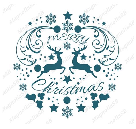 Christmas Frame Svg Christmas Svg Cut File for Cricut - Etsy