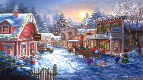 Christmas Town Wallpapers - Wallpaper Cave