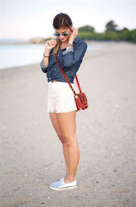 30 White Shorts Outfit Ideas - Women's Should Wear This Summer - Live ...