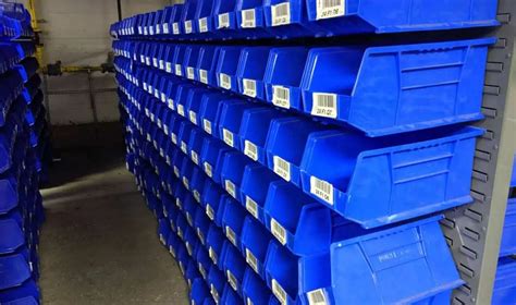 Used Uline Plastic Stackable Bins - S-12419 - 15" x 8" x 7"