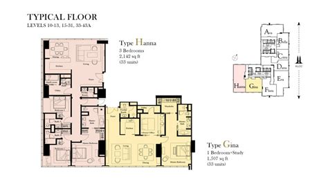 Ritz-Carlton-Residences-Floor-Plan-Type-GH | Kuala Lumpur (KLCC) LUXURY ...