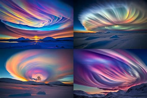 Polar stratospheric clouds - AI generated free images and icons with ...