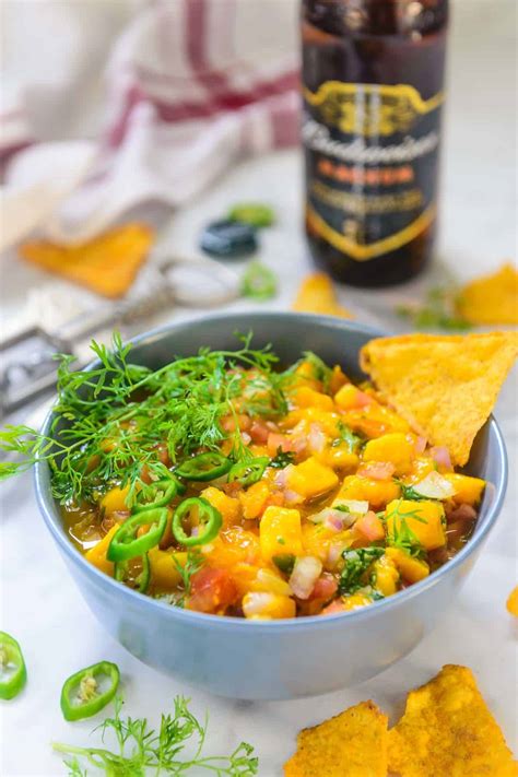 Mango Habanero Salsa Recipe (Step by Step + Video) - Whiskaffair