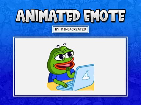 ANIMATED EMOTE Pepe Typer Peepo for Twitch and Discord and - Etsy Australia