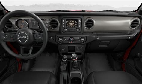 2020-jeep-gladiator-sport-interior-dash - The Fast Lane Truck