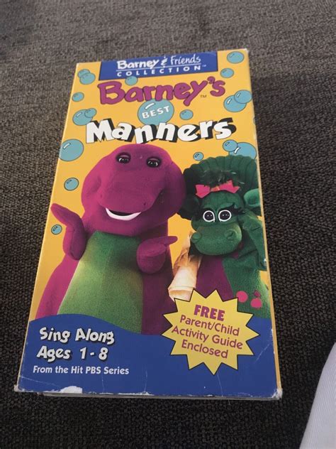 Lot Of Barney Vhs Barney S Best Manners Barney Songs Eur | The Best ...