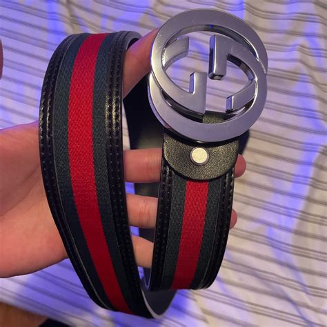 Gucci belt original green and red color way dope... - Depop