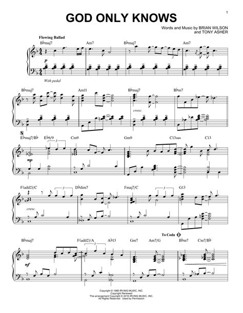 God Only Knows | Sheet Music Direct