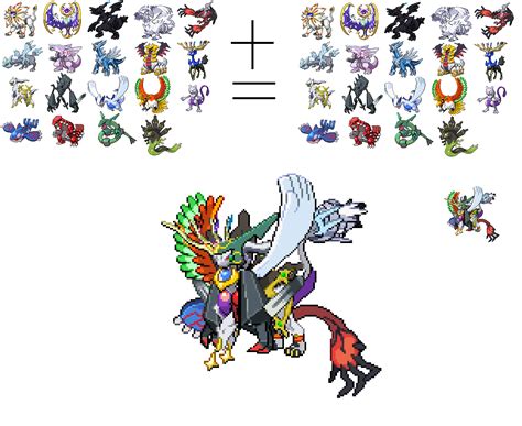 The Legendary Pokemon Fusion by TheRissingHootHoot on DeviantArt