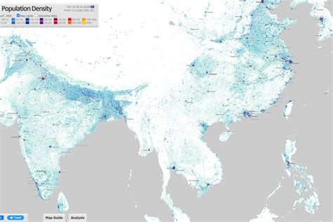 World Population Density Map Update with GHSL 2023 – CityGeographics