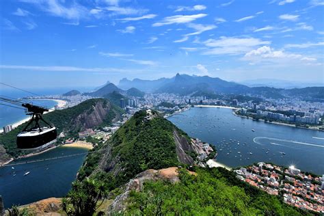 Panoramic View from Sugarloaf Mountain in Rio de Janeiro, Brazil ...