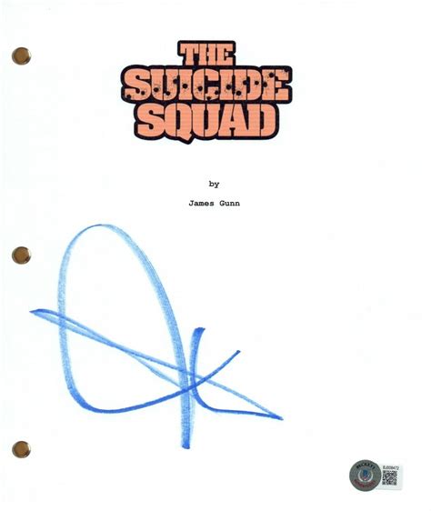 John Cena Signed Autograph The Suicide Squad Movie Script Peacemaker ...