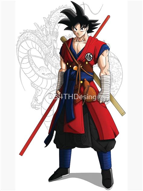 Lienzo «El mejor diseño del arte del dragón de Goku - ilustraciones de ...