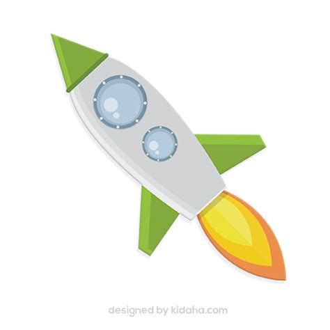 Green Rocket Clip art – KIDAHA