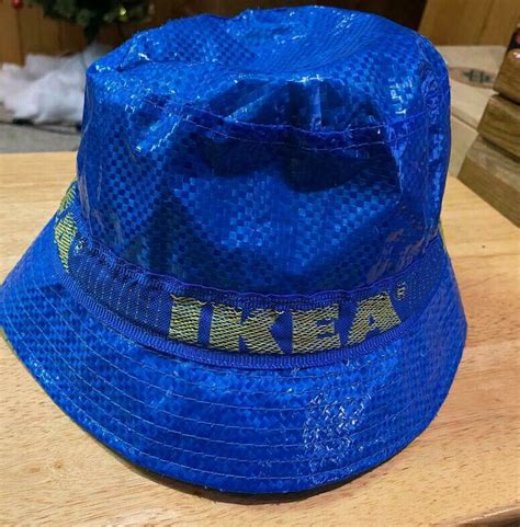 IKEA KNORVA Bucket Hat One Size - Blue for sale online | eBay