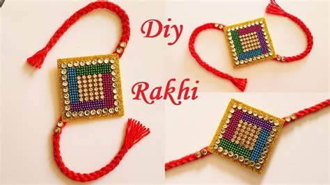 How To Make Rakhi At Home || Handmade Rakhi # 2 || DIY Rakhi Making Ideas