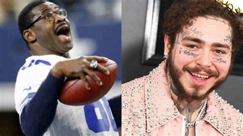 Post Malone Makes Dallas Cowboys Tattoo Promise With Michael Irvin, 88 ...