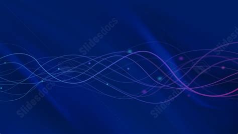 Blue Curve Line Minimalist Cross Simple Powerpoint Background For Free ...