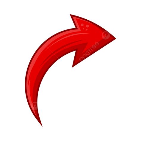 Arrow Sign Red Vector, Sign, Arrow, Red PNG and Vector with Transparent ...