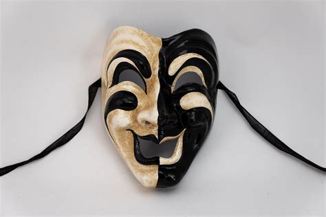 Venetian Mask - Comedy Face Cachemire