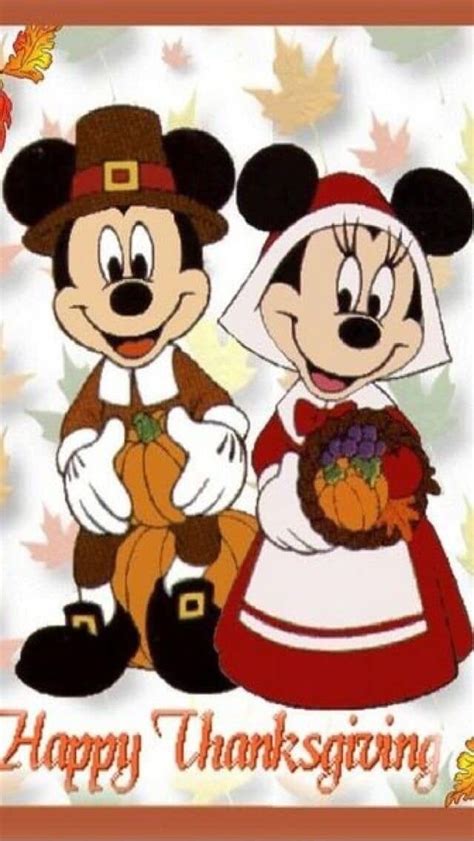 Pin by Melissa Molloy on Mickey and Minnie | Disney thanksgiving ...