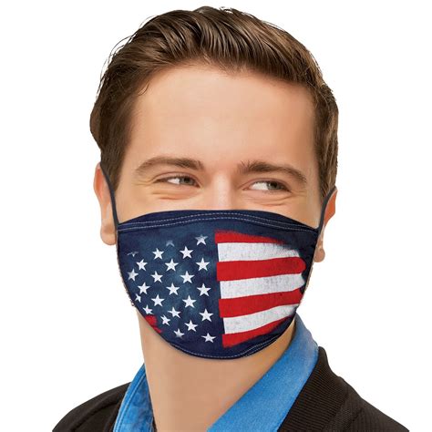 Protective Patriotic American Reusable Cotton Face Masks | Collections Etc.