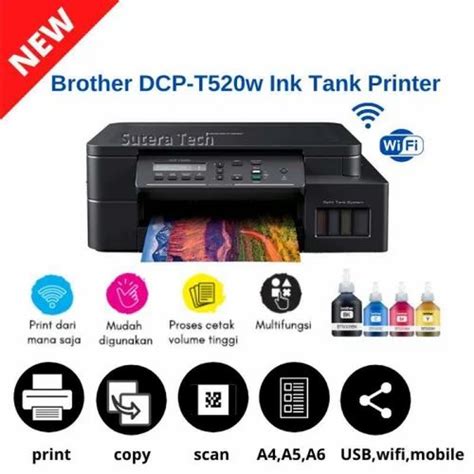 Brother DCP-T520W Ink Tank Printer at Rs 14800 | Brother MFC in ...