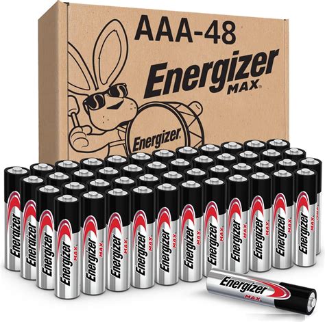 Amazon.com: Energizer AAA Batteries (48 Count), Triple A Max Alkaline ...