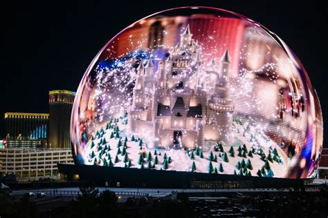 The massive Sphere in Las Vegas puts on mesmerizing sneak peek show ...