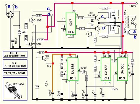 Pure Sine Wave Inverter Circuit Diagrams