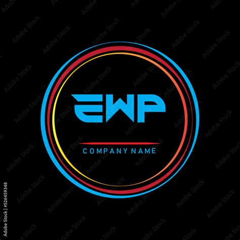 EWP letter. EWP simple logo for company. EWP letter monogram logo ...