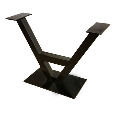 Carla V-Shaped Table Base | Metal Steel Tube Table Legs