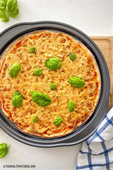 Vegan Cheese Pizza This Healthy Kitchen