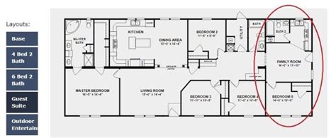 Mobile Home Floor Plans With Two Master Suites - floorplans.click