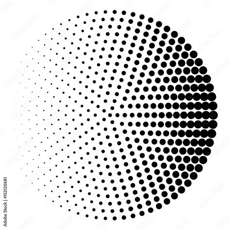 Halftone circle background, halftone dot pattern Stock Vector | Adobe Stock