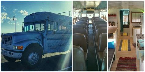 Father and Son Convert Old School Bus from the 90's into cozy dream ...