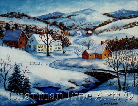 New England Winter, 11 x 14" oil | Landscape art, Beautiful art ...