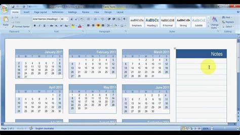 How To Insert Calendar In Word - Printable Templates Free