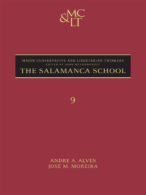 The Salamanca School | PDF | Jurisprudence | Thomism